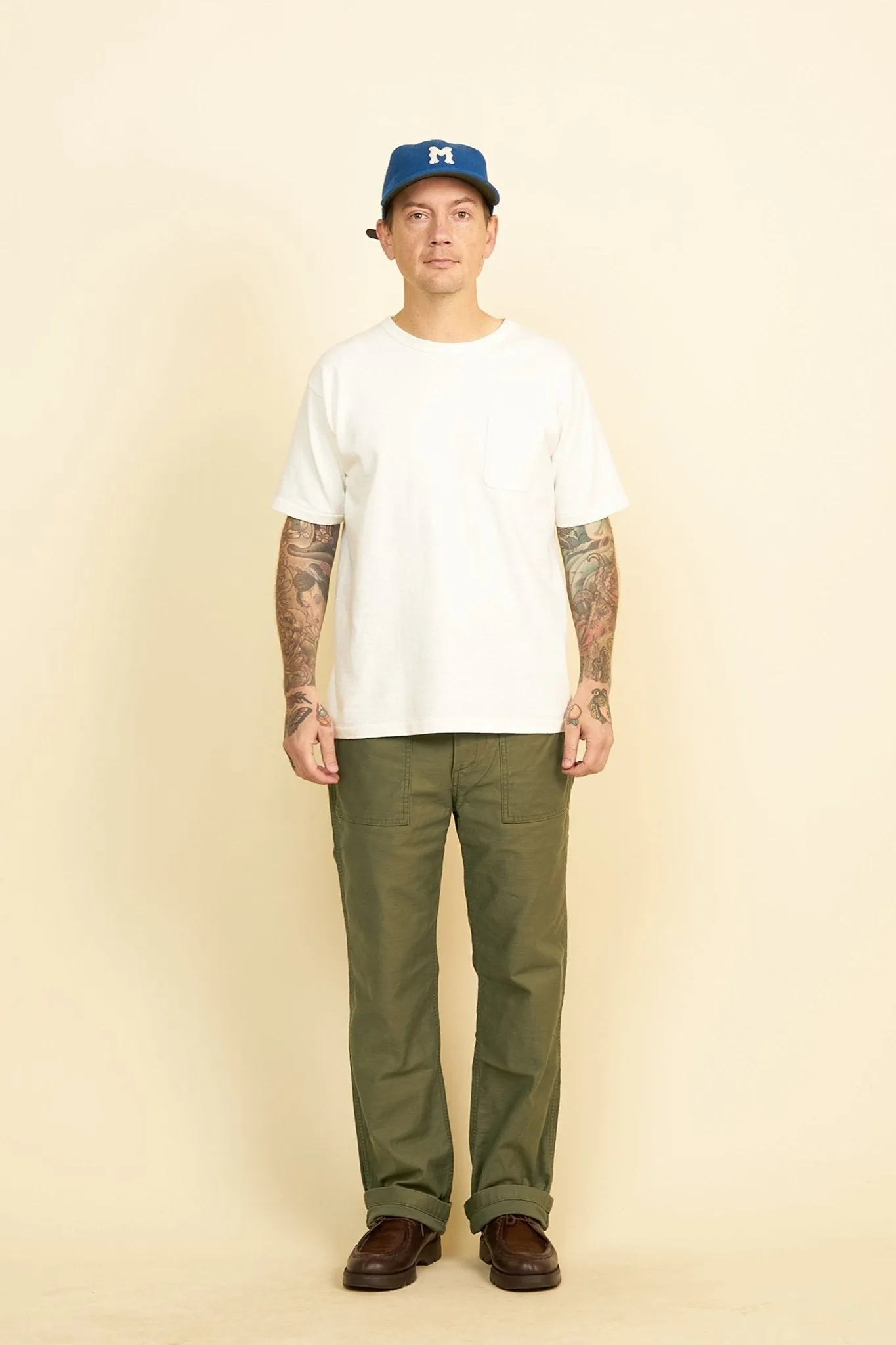 Japan Blue Modern Military Baker Pants