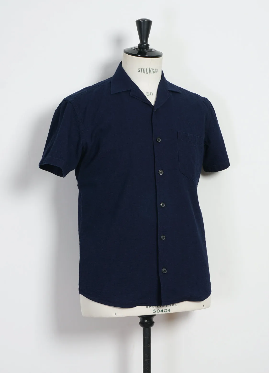 JONNY | Short Sleeve Shirt | Indigo