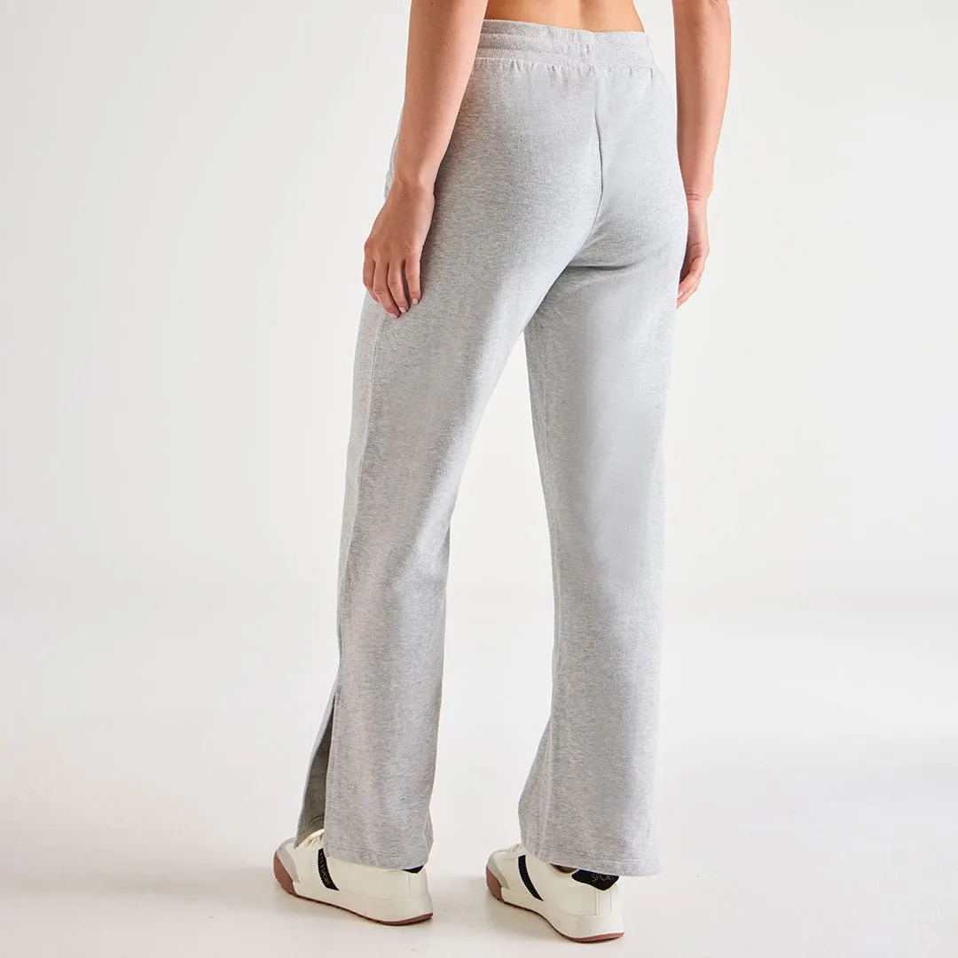 Ladies Grey Wide Leg Jogger