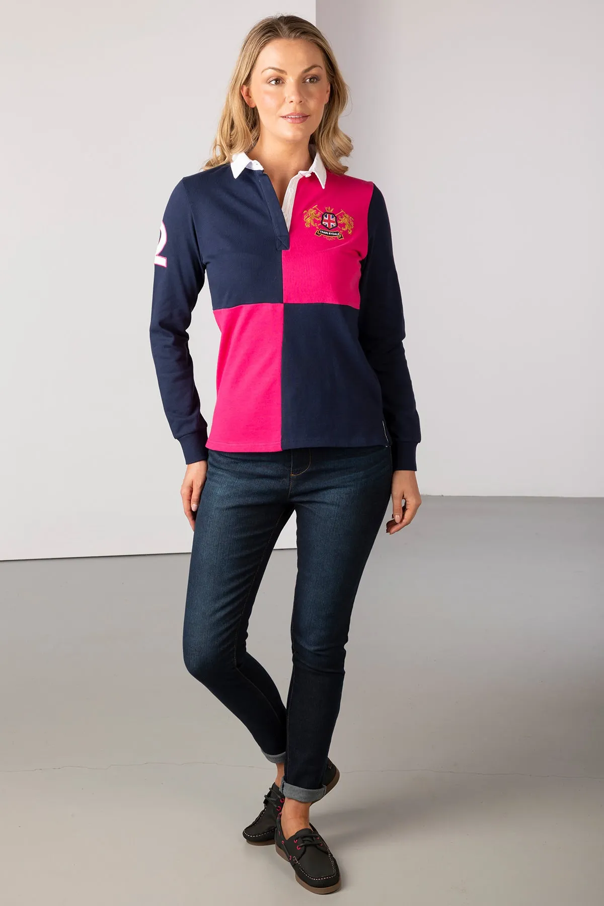 Ladies Rugby Shirt - Cropton II Quartered