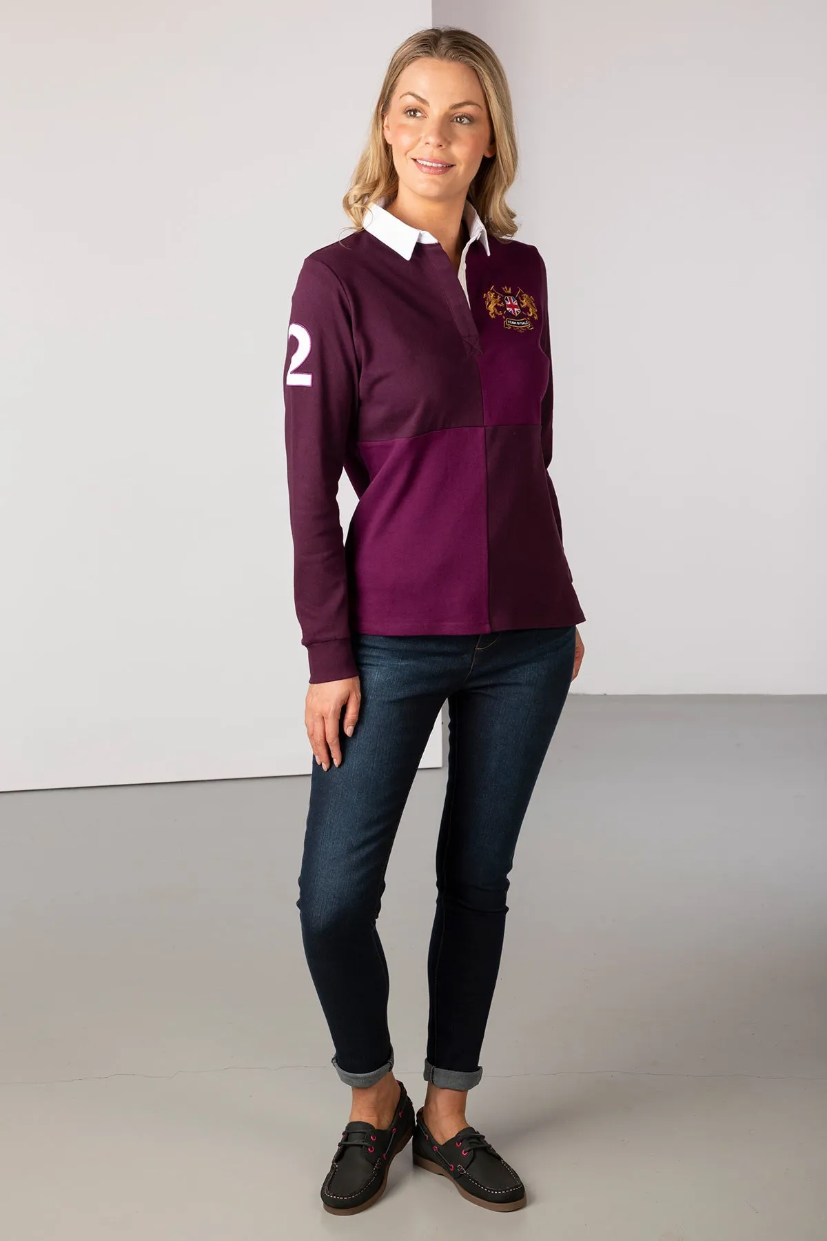 Ladies Rugby Shirt - Cropton II Quartered