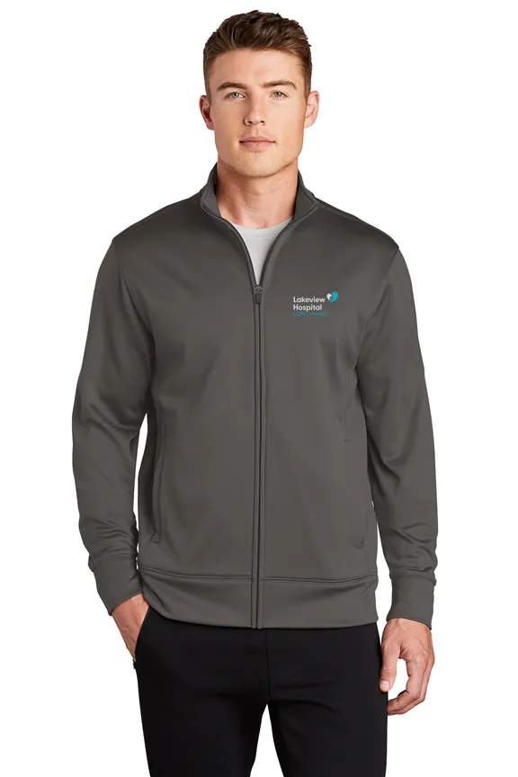 Lakeview Hospital Personal Item Sport-Tek Wick Fleece Full Zip Jackets with Embroidered Logo