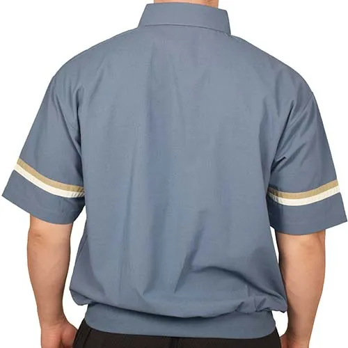 LD Sport Woven Banded Bottom Polo Shirt - 6030-402 - MarineBT