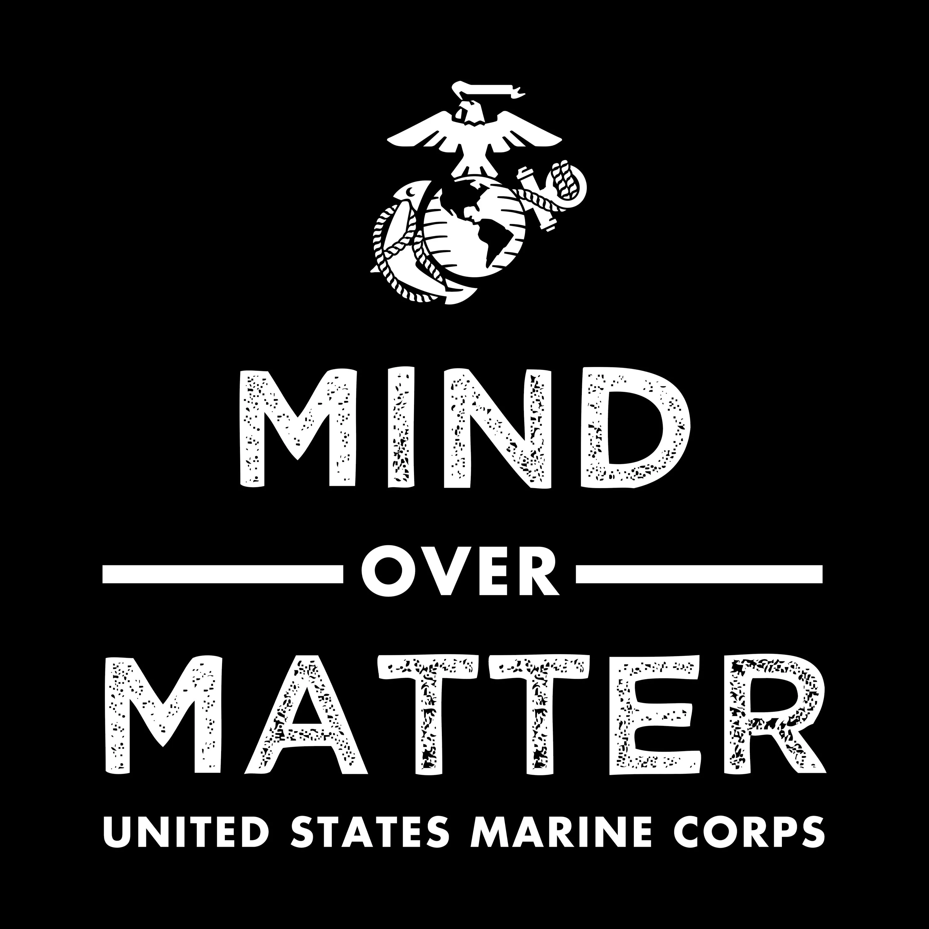 Marines Mind Over Matter 2-Sided Long Sleeve Tee