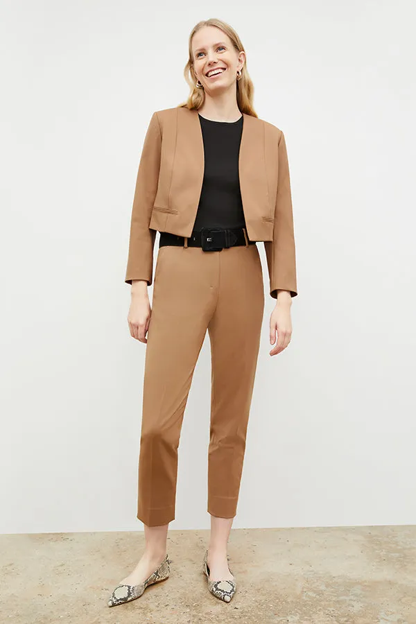 Mejia Pant - Washable Wool Twill :: Camel