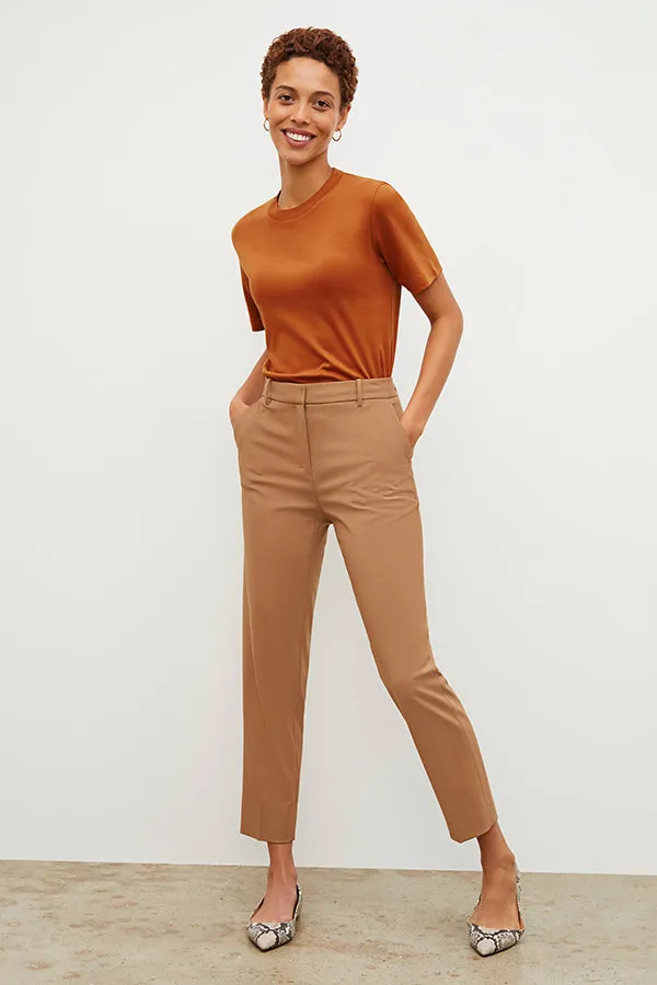 Mejia Pant - Washable Wool Twill :: Camel