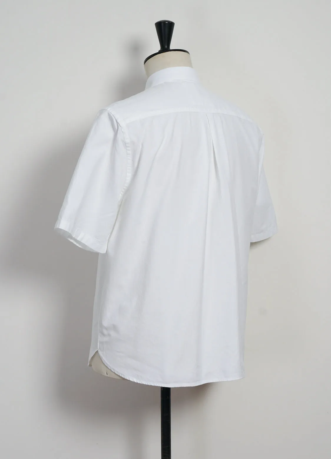 REIDAR | Loose Fit Short Sleeve Shirt | White