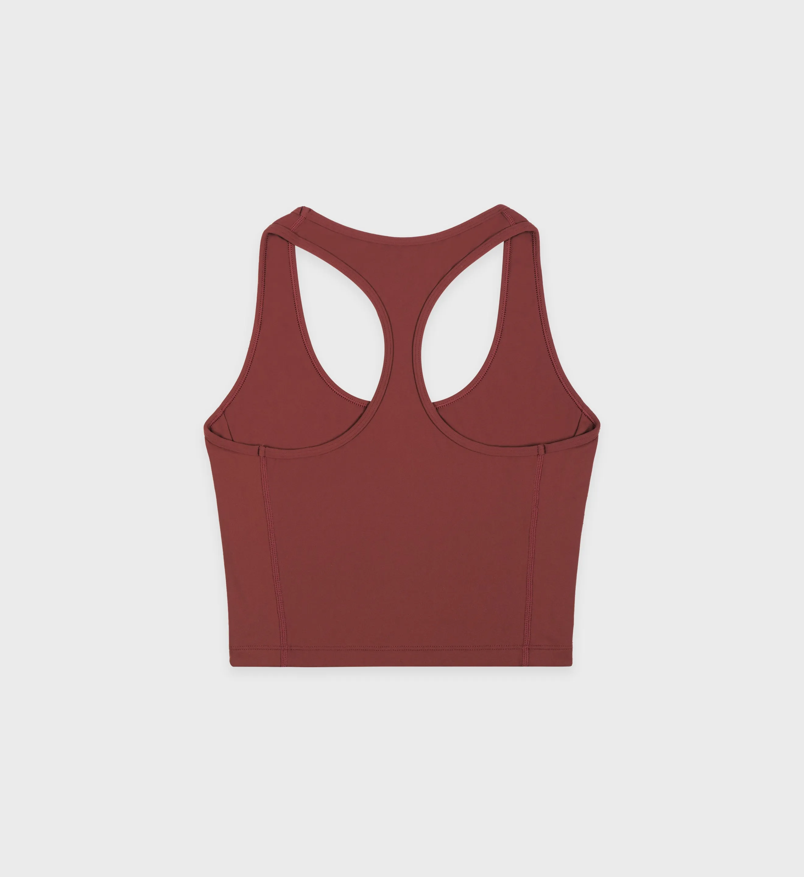 Runner Script Sports Tank - Maroon/White