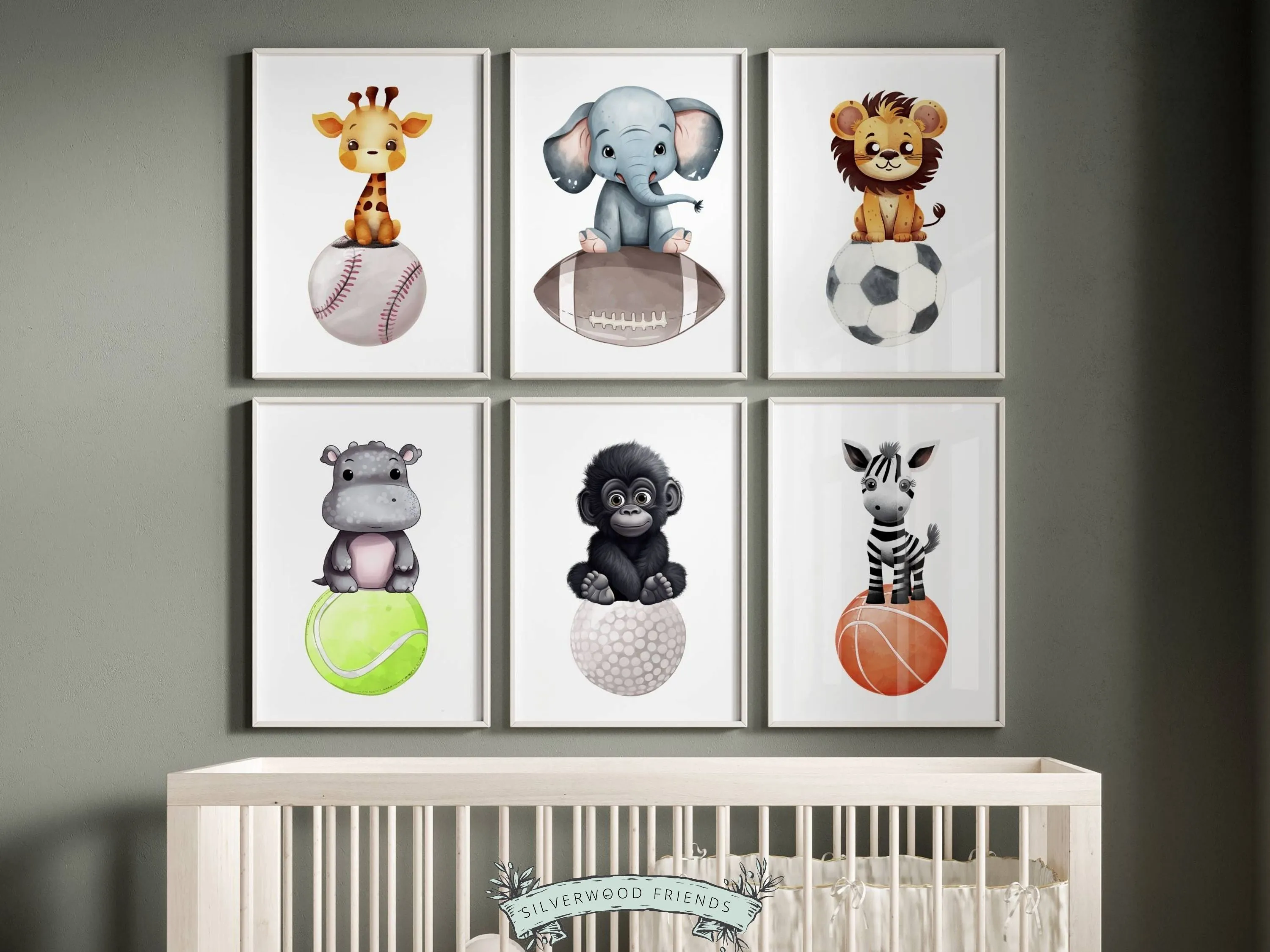 Safari Animal Sports Ball Prints