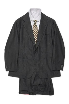 Sartoria Panico Charcoal Flannel Wool Jacket with Ambrosi Trousers