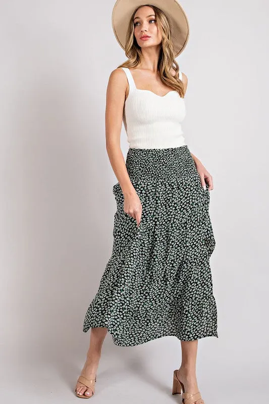 Smocked Waist Mai Skirt