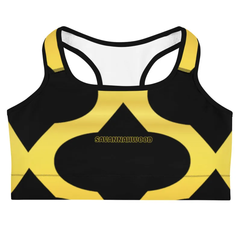 Sports Bra Gold/Black