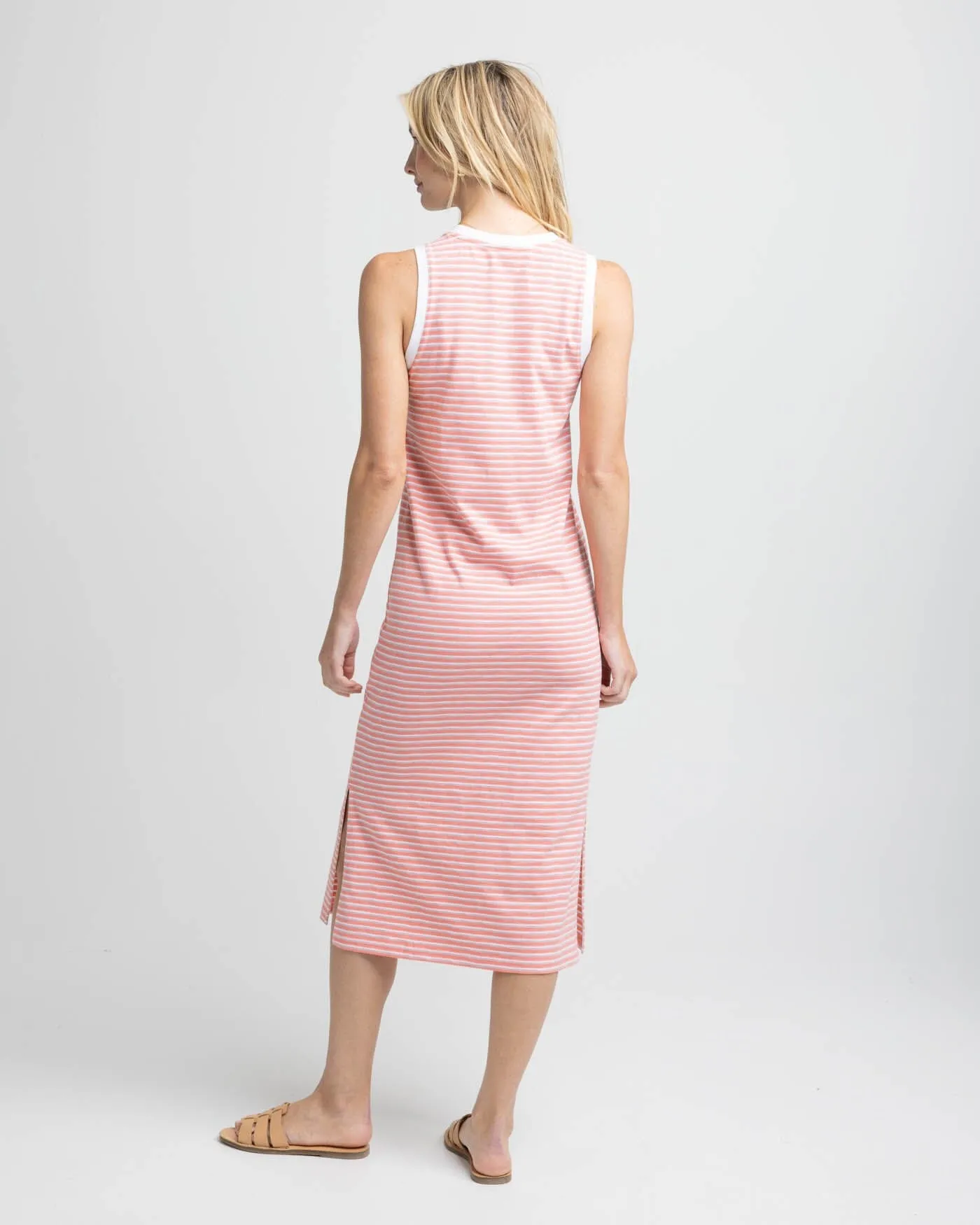 Sun Farer Stripe Midi Tank Dress