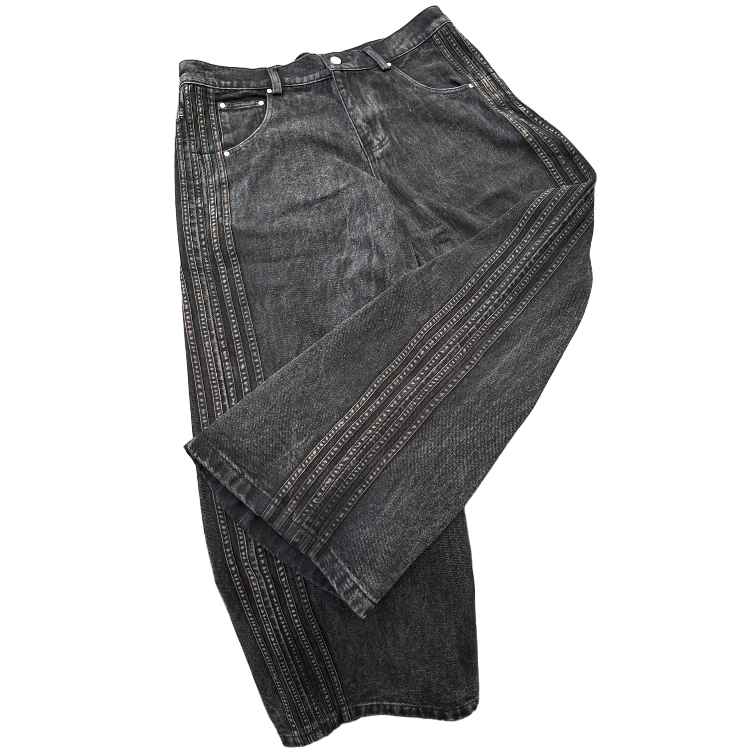 TRACK JEANS (BLACK/BLACK)