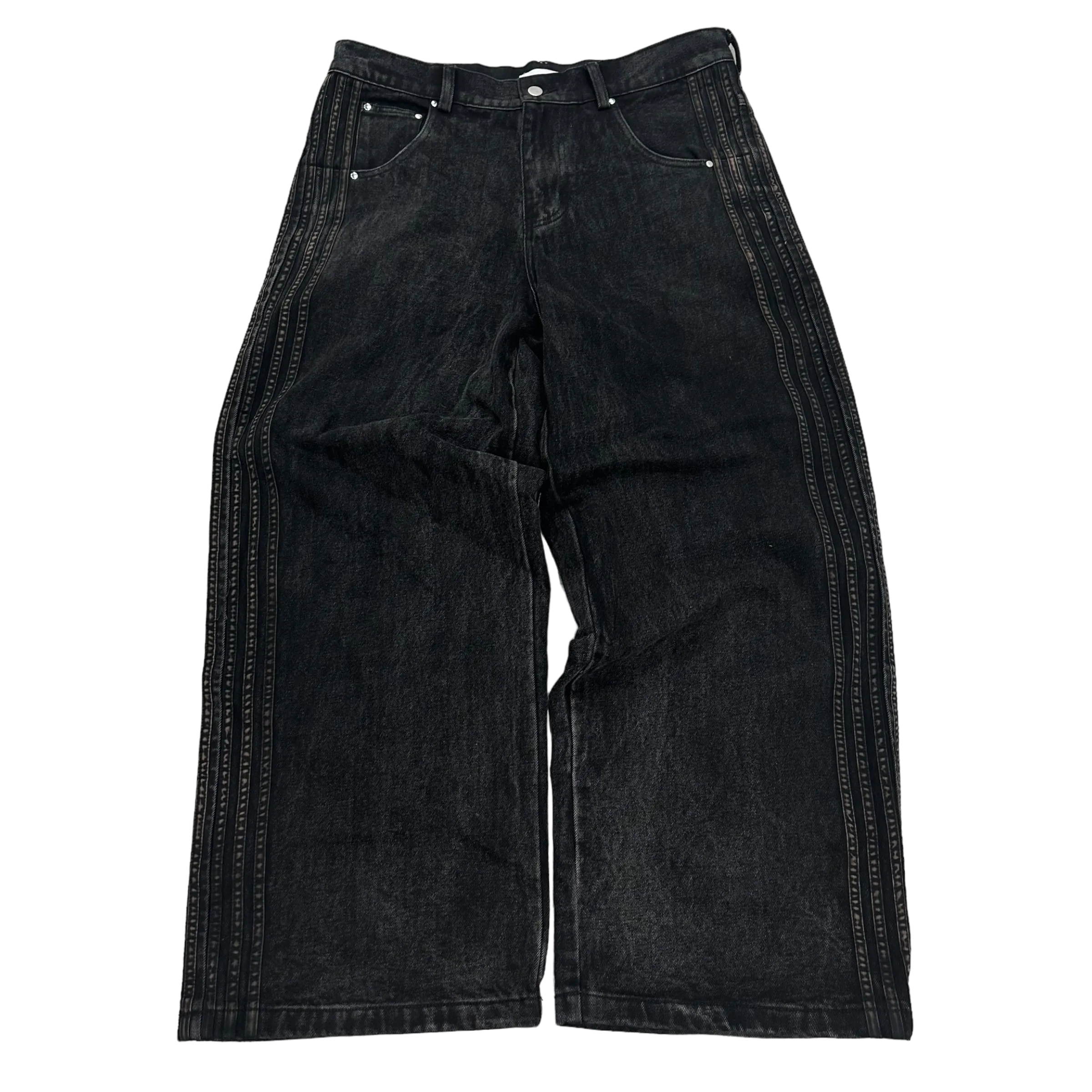 TRACK JEANS (BLACK/BLACK)