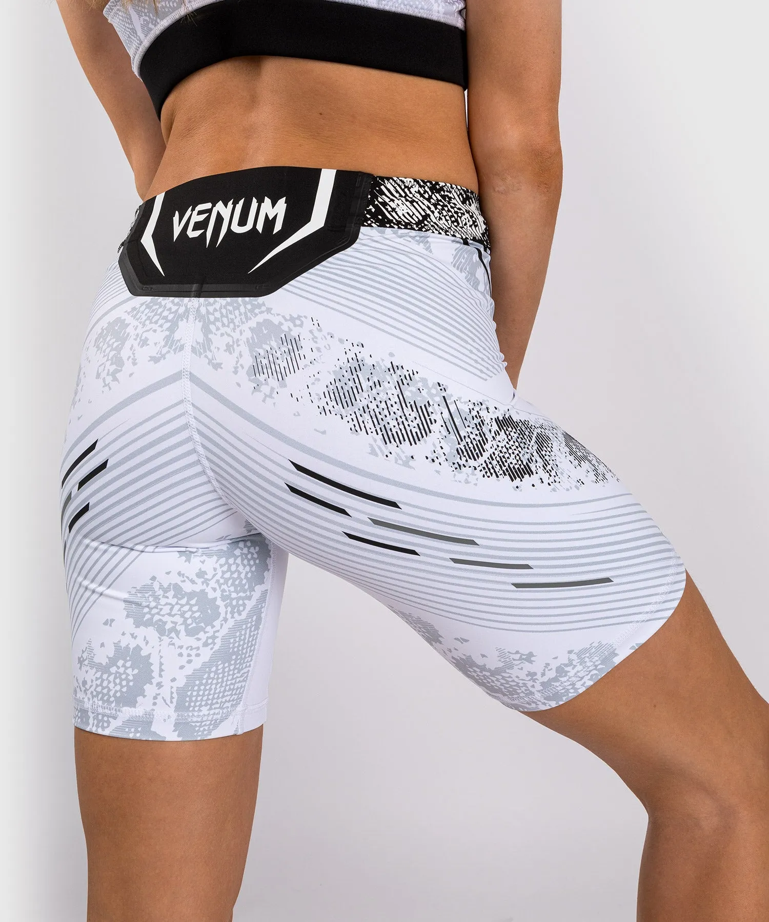 UFC Adrenaline by Venum Authentic Fight Night Women’s Vale Tudo Short - Long Fit - White